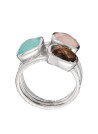 Bague "Elsa" Aqua Calci
