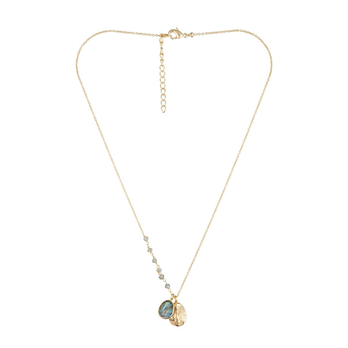 Collier "Natasha" Labradorite Collier "Nebulia" Labradorite Laiton doré