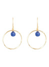 Boucle d'oreilles "Véro" Lapis