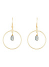 Boucle d'oreilles "Véro" Labradorite