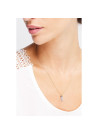Collier "Diana" Quartz Rose