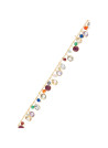 Bracelet "Letty" Topaze et Quartz rose