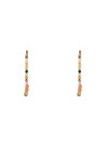 Boucles d'oreilles "Malis" Agate multicolore