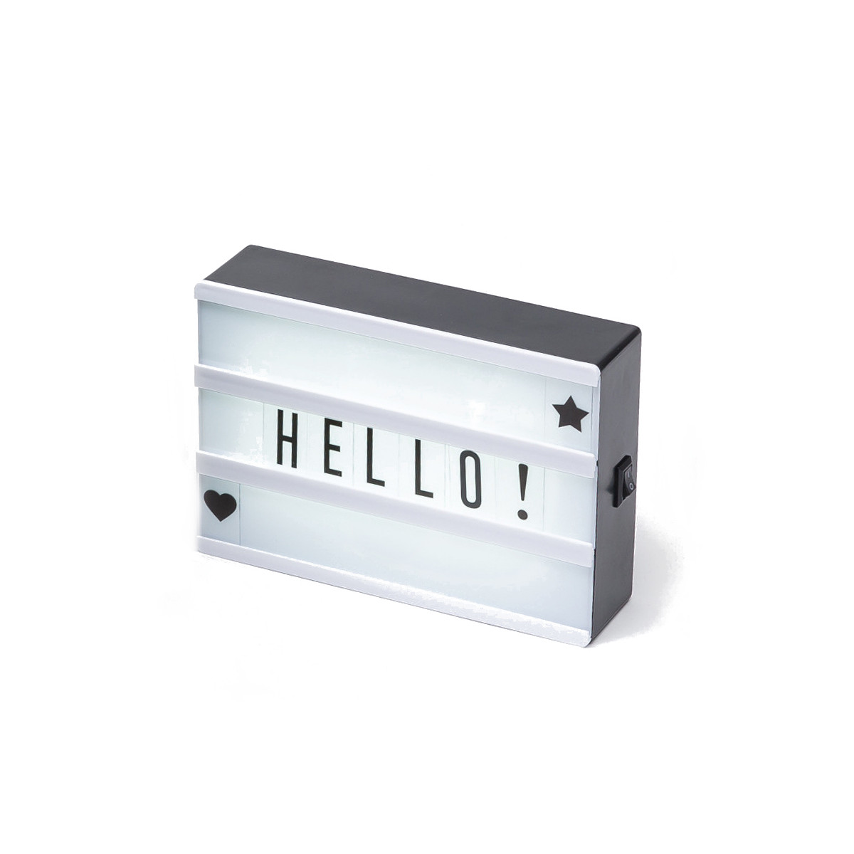 tableau lumineux lettres