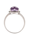 Bague PUKHET Diamants 0,11ct/32 & Améthyste 2,72ct/1