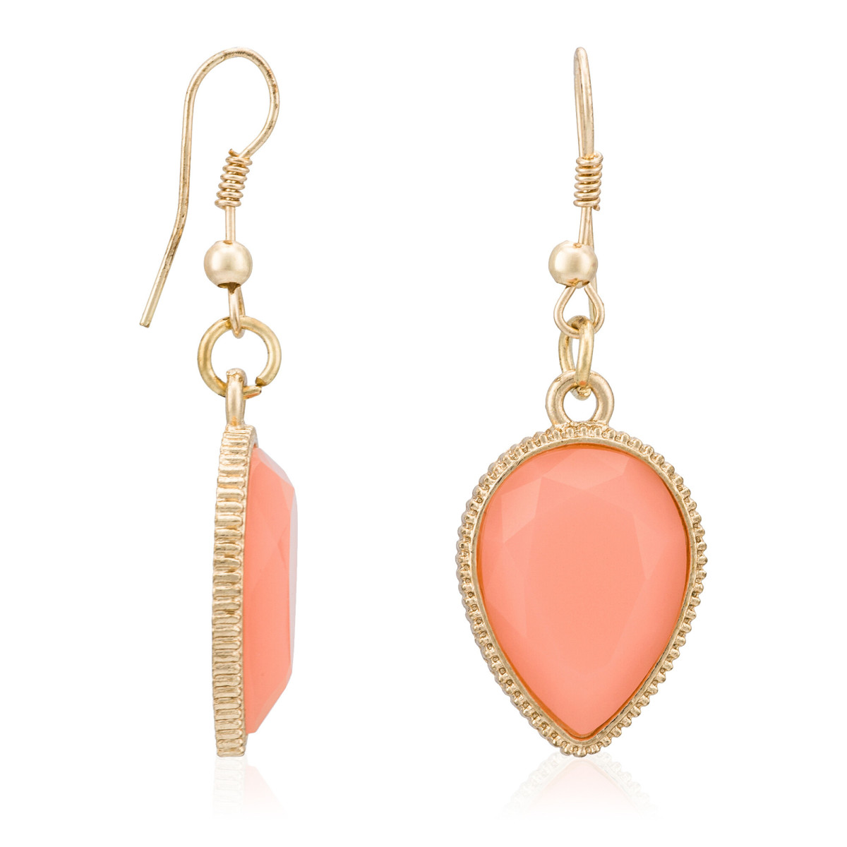 Parure Ethnique PLUIE PRÉCIEUSE rose Parure Ethnique "PLUIE PRÉCIEUSE" Boucles d'oreilles + Collier rose