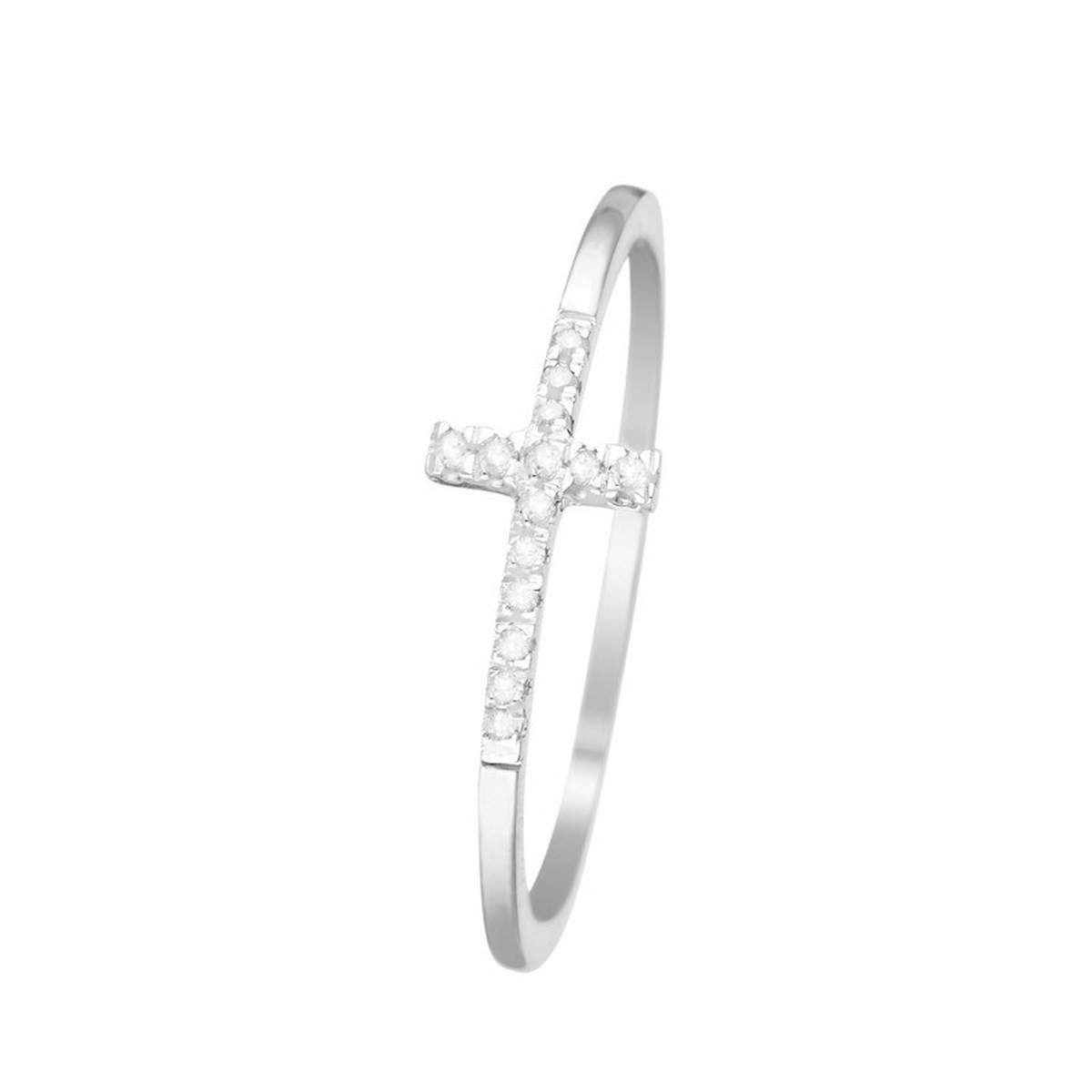 Bague Or Blanc ''CHRISTIANE'' Diamants Bague " Colombe" Or blanc et Diamant