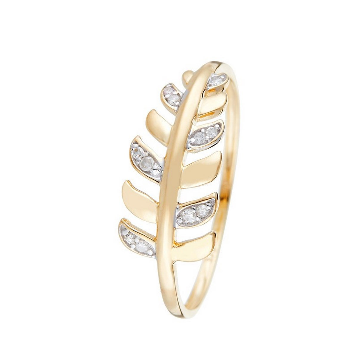 Bague " Julienne" Or jaune et Diamant