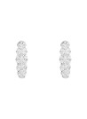 Boucles d'oreilles Or Blanc ''MERVEILLES DE LUMIÈRES'' Diamants 0,50/62
