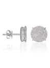 Boucles d'oreilles Or Blanc ''SUBLISSIME'' Diamants 0,45/200