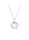 Pendentif Or Blanc ''CEUTA'' Diamants 0,17/28  + chaîne en argent offerte