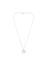 Pendentif Or Blanc ''CEUTA'' Diamants 0,17/28  + chaîne en argent offerte