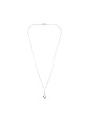 Pendentif Or Blanc ''SAPHIR ELIXIR'' D0,01/2 & Topaze Bleue 0,48/2 & Saphir 0,25/4