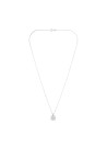 Pendentif Or Blanc ''SUBLISSIME'' Diamants 0,25/100 + chaîne en argent offerte