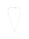 Pendentif Or Blanc ''LUNA'' Diamants 0,07/22 + chaîne en argent offerte