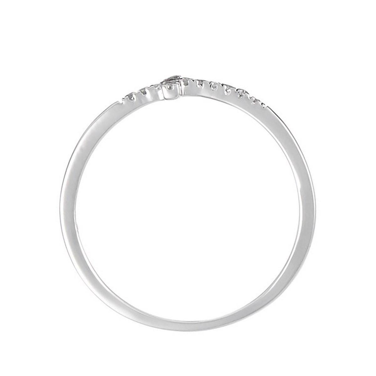 Bague Or Blanc ''CHRISTIANE'' Diamants 0,05/14 Bague " Colombe" Or blanc et Diamant