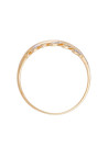 Bague Or Jaune ''GEZIRA'' Diamants 0,04/11