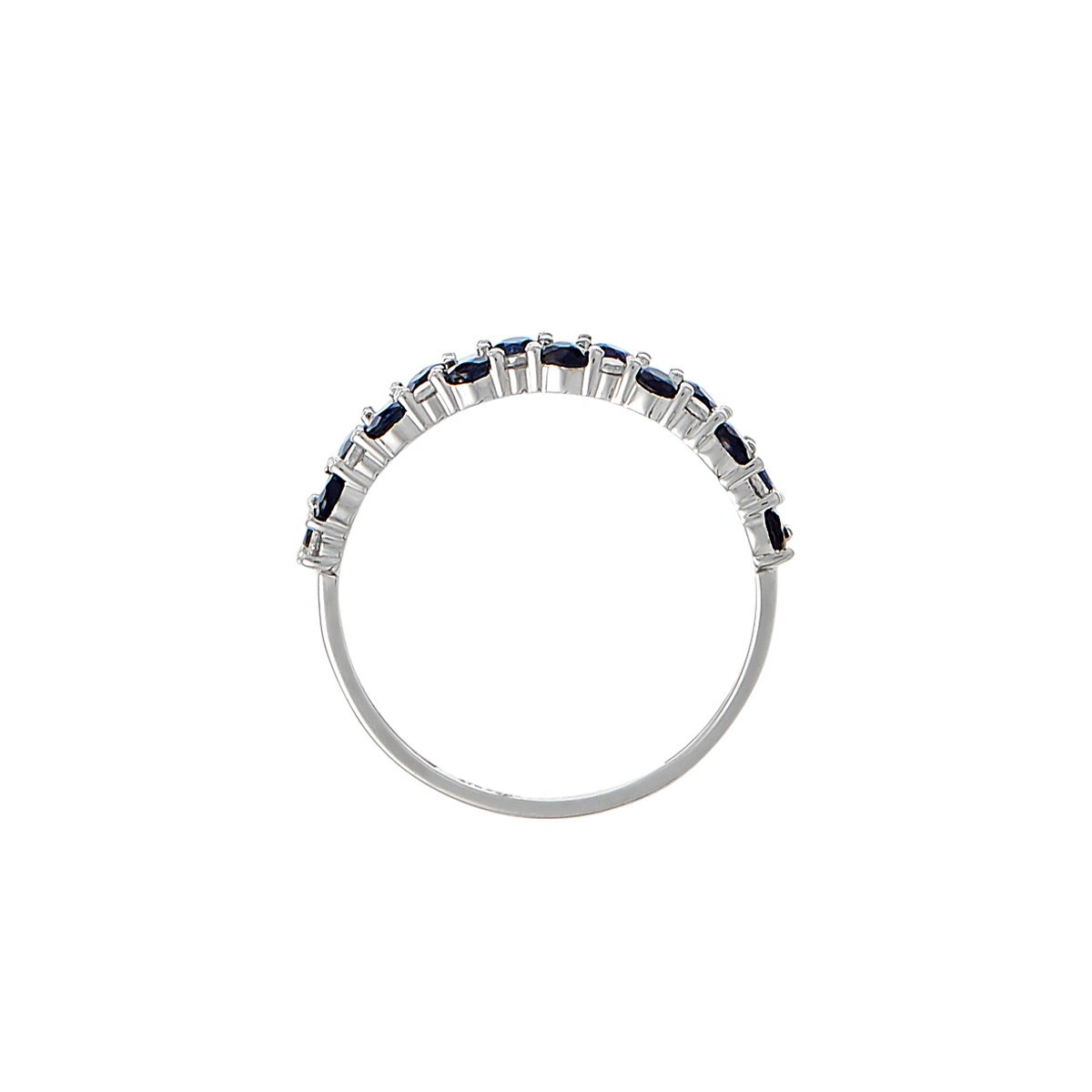 Bague "Princesse Saphir" Grace Or blanc et Diamants