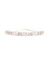 Bracelet Or Jaune ''LAUNCESTON'' Diamants 0,42/85  AM 2,8/4