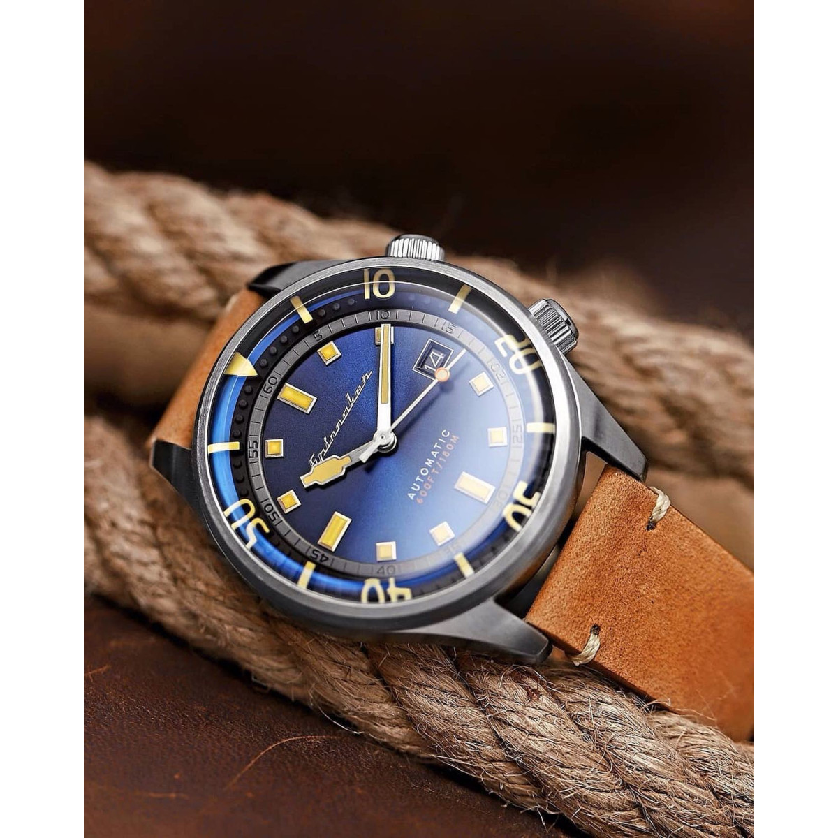 Montre Spinnaker BRADNER Automatique - Cadran Bleu - SP-5062-05 Montre Spinnaker BRADNER Automatique - Cadran Bleu - SP-5062-05