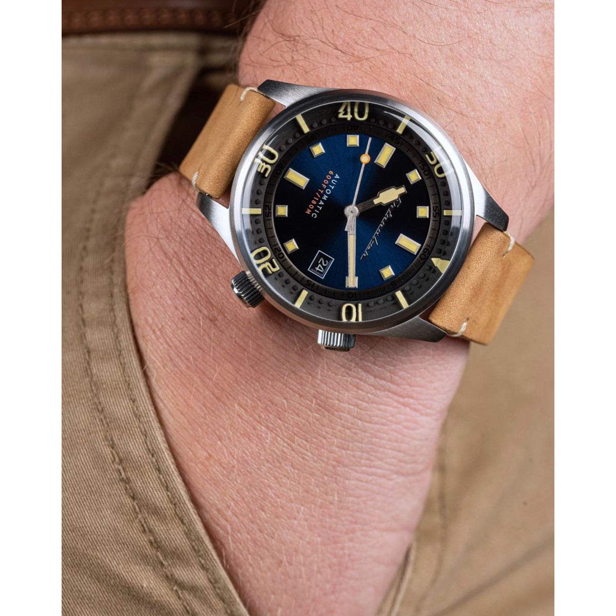 Montre Spinnaker BRADNER Automatique - Cadran Bleu - SP-5062-05 Montre Spinnaker BRADNER Automatique - Cadran Bleu - SP-5062-05