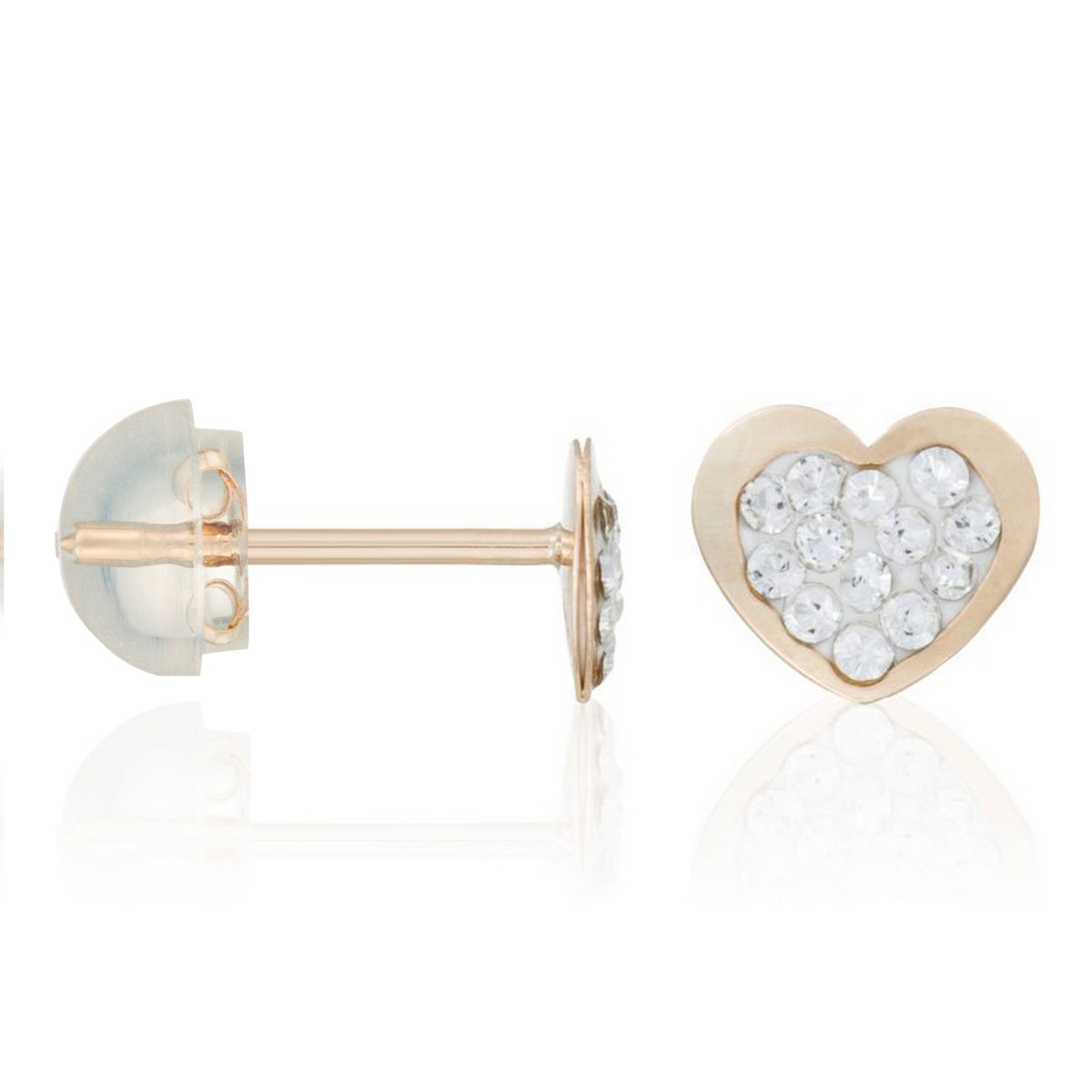 Boucles d'oreilles enfant Or Jaune 375/1000 "Joviale"