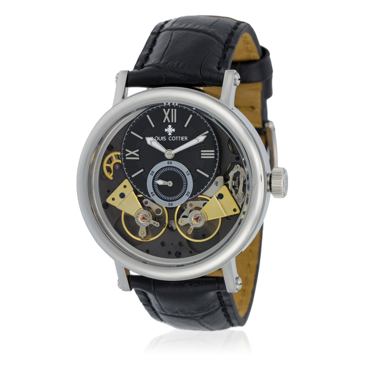 Louis Cottier - Montre Tradition Skelette Automatique - HB3020C1BC1 Louis Cottier - Montre Tradition Skelette Automatique - HB3020C1BC1