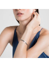 "SUPER MAMAN" Jonc argenté bracelet à message
