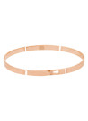 "JE SUIS UNE MAMAN QUI DÉCHIRE" bracelet jonc rosé à message