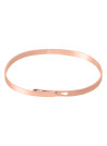 "MEILLEURE MAMAN DU MONDE" bracelet jonc rosé à message