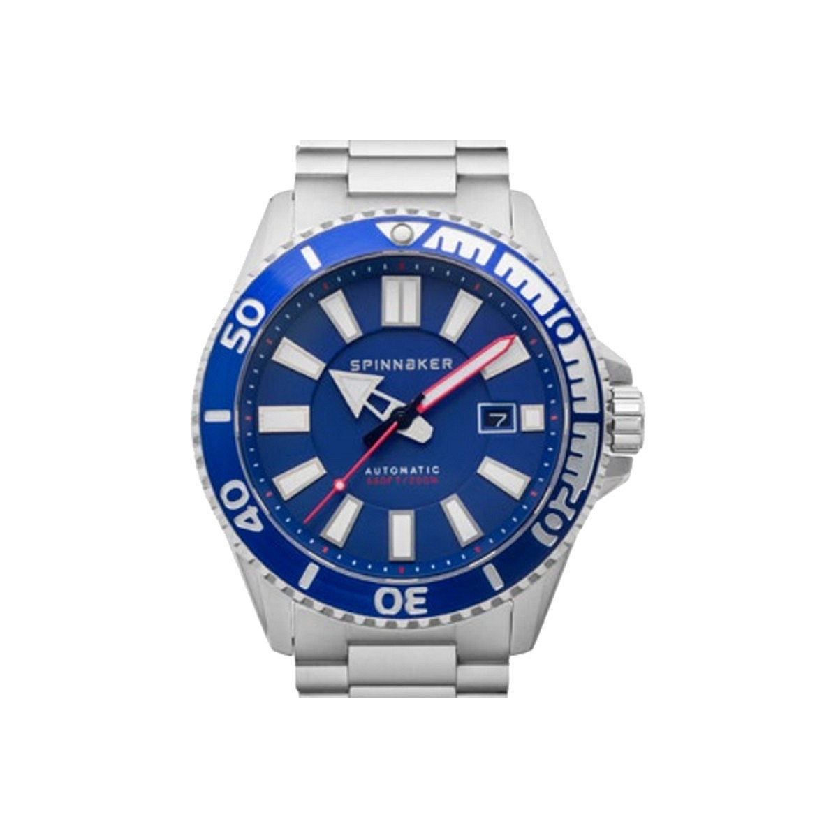 Montre Homme Spinnaker AMALFI Automatique Cadran bleu Bracelet acier