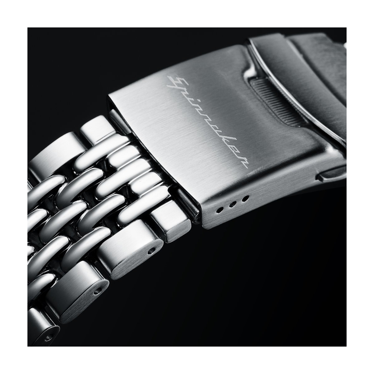 Montre Homme Spinnaker BRADNER Automatique Cadran noir Bracelet acier Montre Homme Spinnaker BRADNER Automatique Cadran noir Bracelet acier