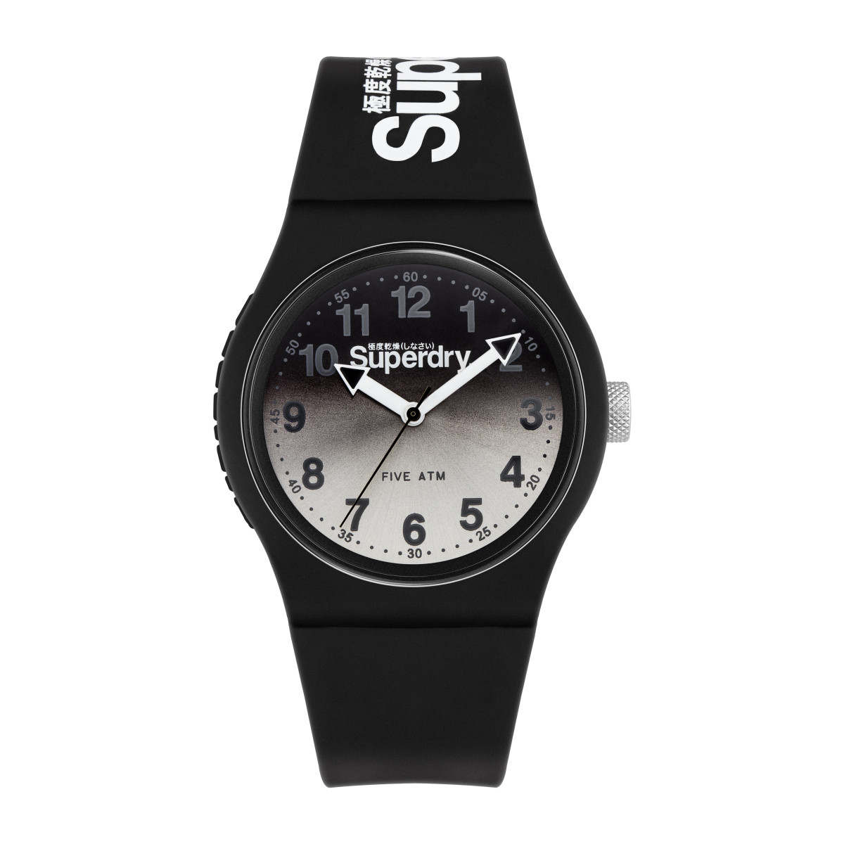 Montre Unisexe Superdry URBAN LASER Analogique Cadran noir et gris Bracelet silicone noir Montre Unisexe Superdry URBAN LASER Analogique Cadran noir et gris Bracelet silicone noir