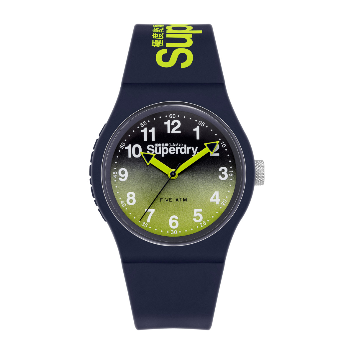 Montre Unisexe Superdry URBAN LASER Analogique Cadran bleu et vert Bracelet silicone bleu Montre Unisexe Superdry URBAN LASER Analogique Cadran bleu et vert Bracelet silicone bleu