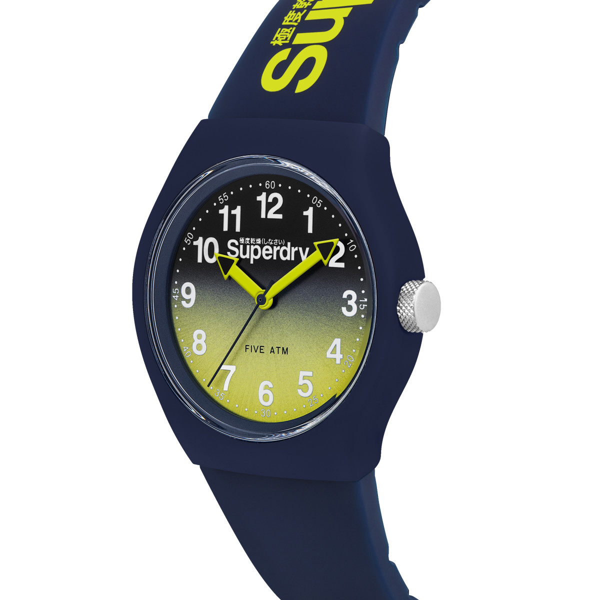 Montre Unisexe Superdry URBAN LASER Analogique Cadran bleu et vert Bracelet silicone bleu Montre Unisexe Superdry URBAN LASER Analogique Cadran bleu et vert Bracelet silicone bleu