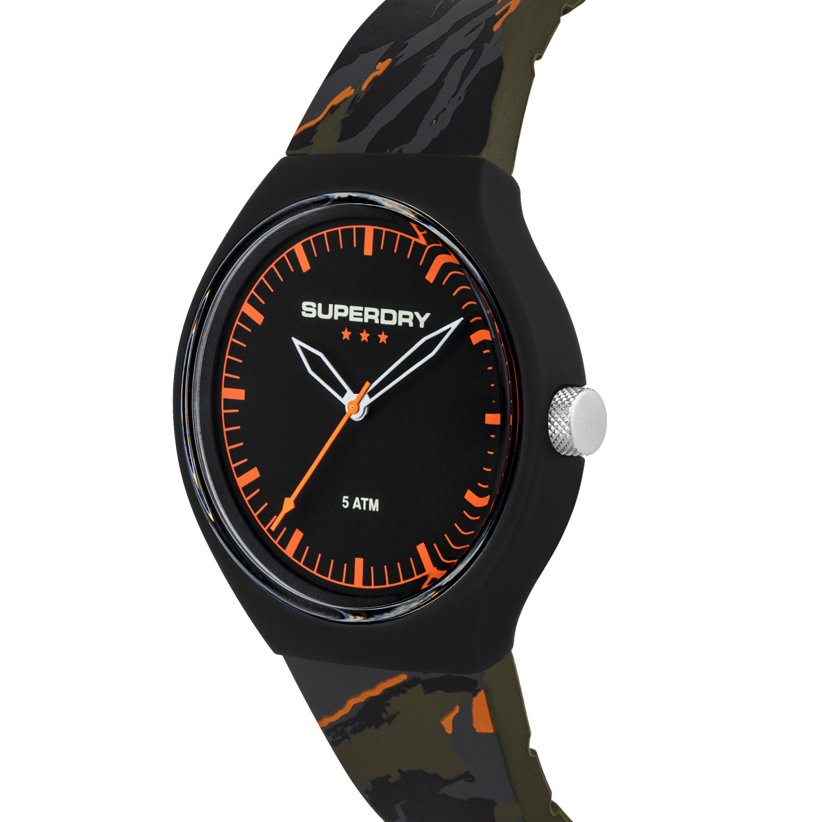 Montre Homme Superdry URBAN XL CAMO POP Analogique Cadran gris Bracelet silicone motifs gris Montre Homme Superdry URBAN XL CAMO POP Analogique Cadran gris Bracelet silicone motifs gris