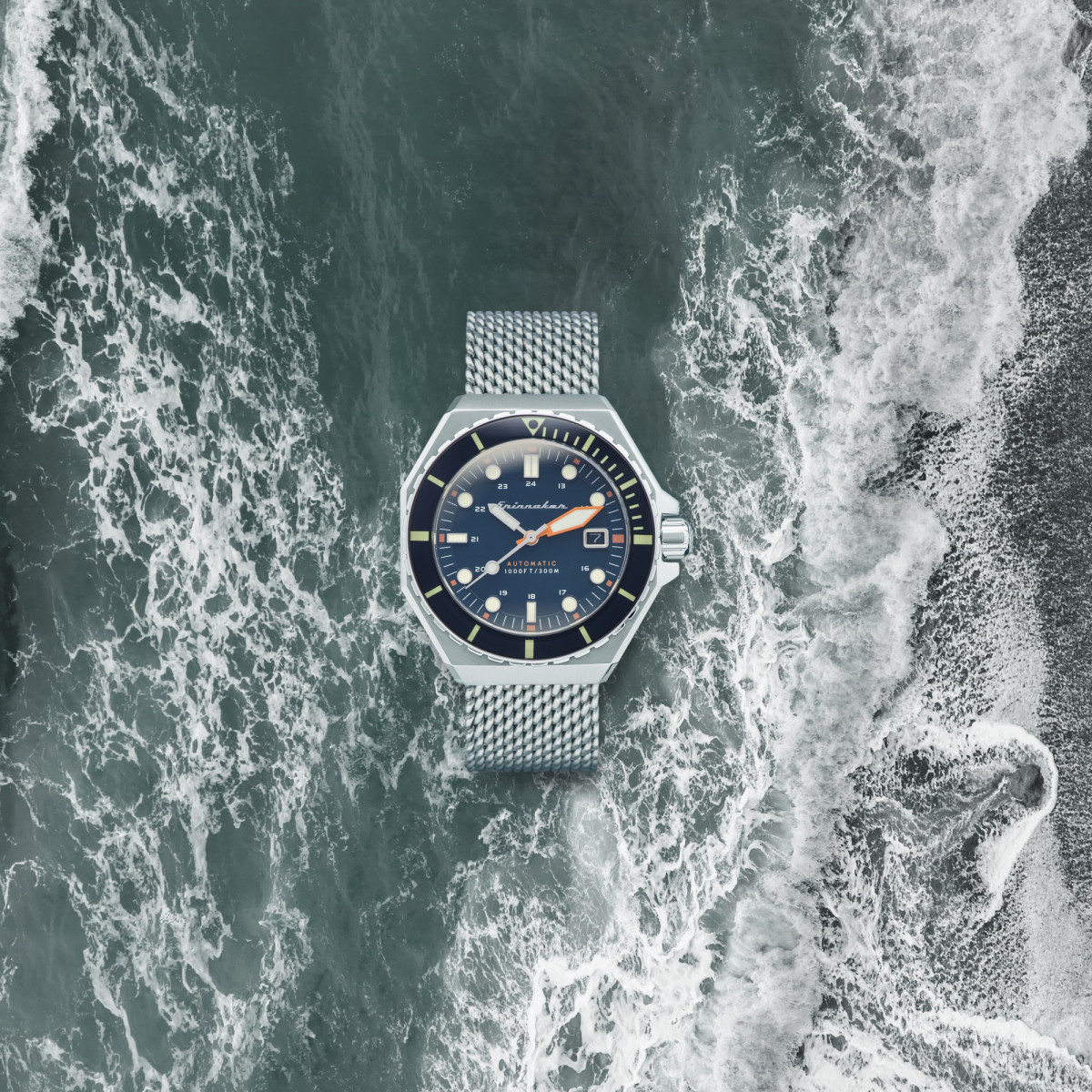 Montre Homme Spinnaker DUMAS Automatique Cadran bleu Bracelet acier Montre Homme Spinnaker DUMAS Automatique Cadran bleu Bracelet acier