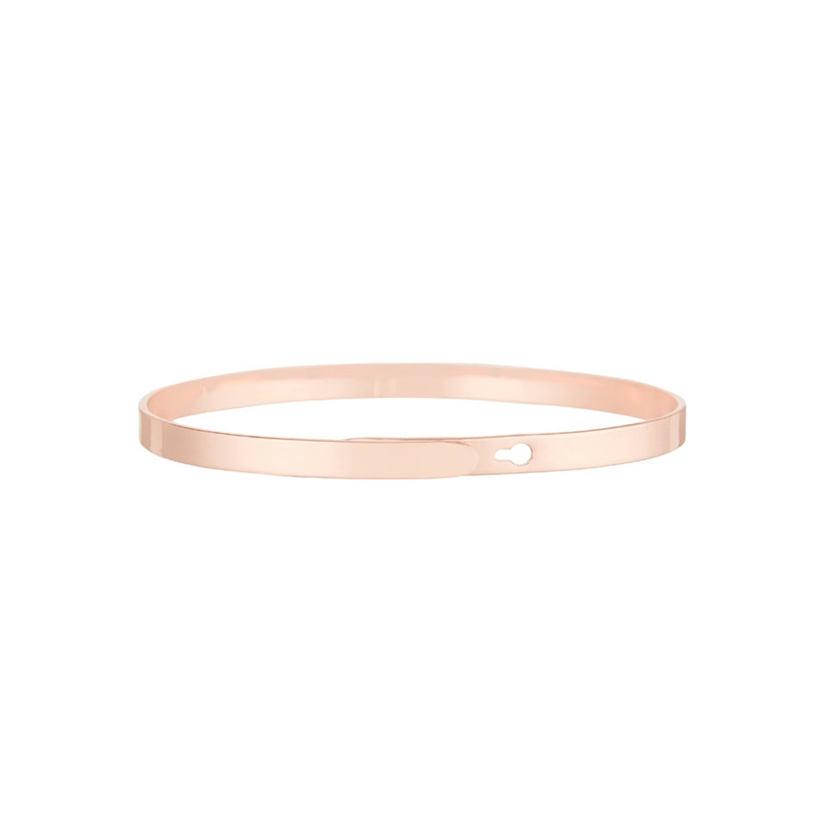 "SOEUR DE COEUR" Jonc rosé bracelet à message