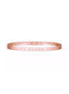 "TU ME RENDS CHEVRE" bracelet jonc rosé à message