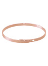 "RIEN NE VAUT UNE MAMAN" Jonc rosé bracelet à message