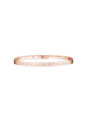 "LE MEILLEUR EST À VENIR" bracelet jonc rosé à message