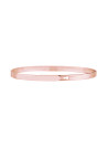 "LE MEILLEUR EST À VENIR" bracelet jonc rosé à message