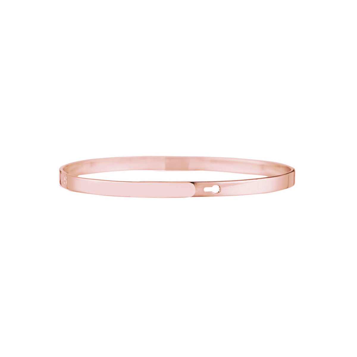 "LE MEILLEUR EST À VENIR" bracelet jonc rosé à message Bracelet à message "Le meilleur est à venir" Laiton rosé