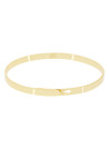 "LA PLUS JOLIE MAMAN" bracelet jonc doré à message