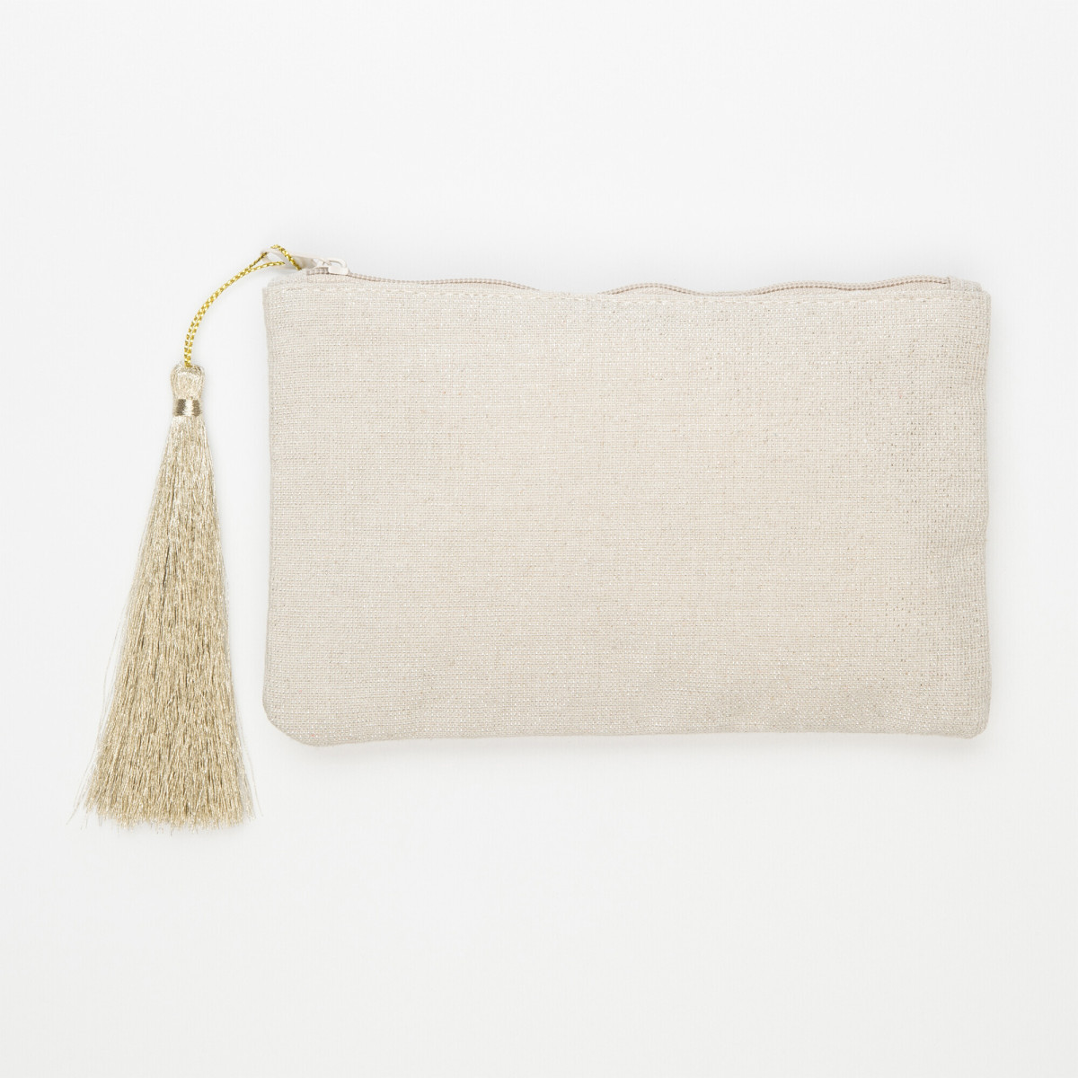 Petite pochette à message beige brodée MY LITTLE BORDEL rose Petite pochette à message beige brodée MY LITTLE BORDEL rose