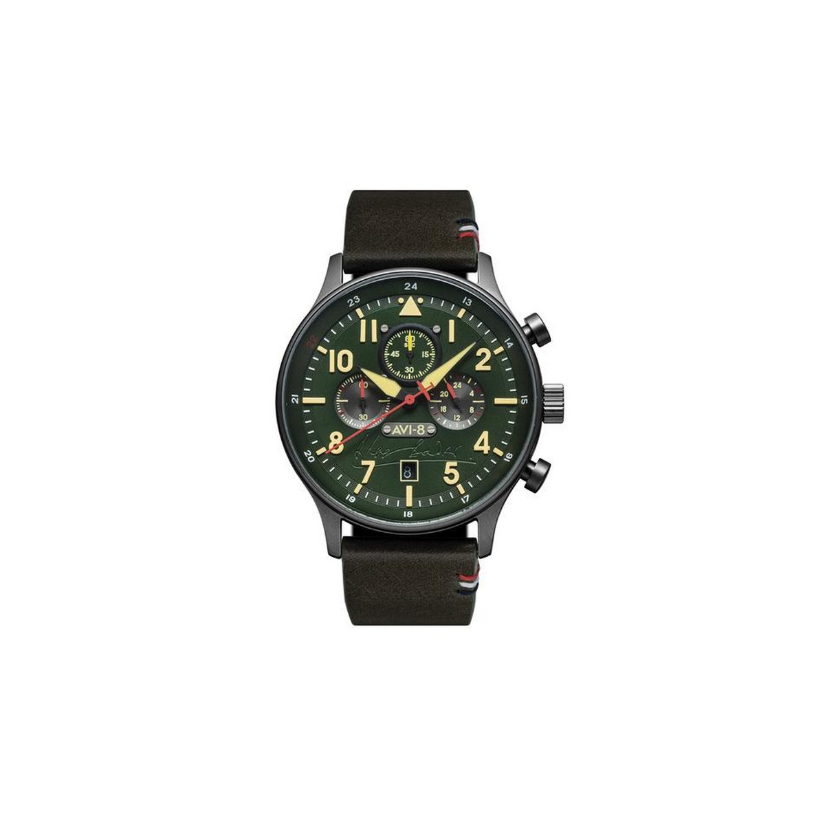 Montre Homme AVI-8 Hawker Hurricane EDITION LIMITEE Douglas Bader vert  – AV-4072-02