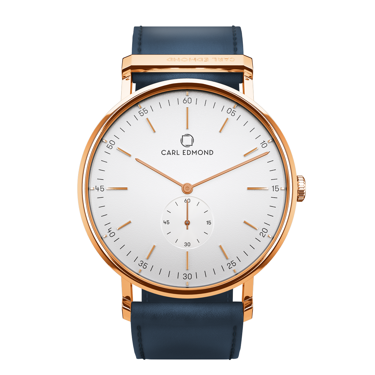 new Montre Homme Carl Edmond RYOLIT Blanc R4011-BLR21 40 mm - Mouvement Suisse