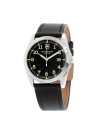 Montre Homme Victorinox INFANTRY, dark grey dial black leather strap - 40 mm