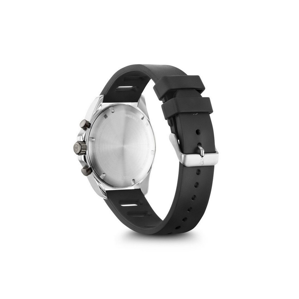 Montre Homme Victorinox FIELDFORCE Sport Chrono, cadran noir, bracelet caoutchouc noir - 42 mm