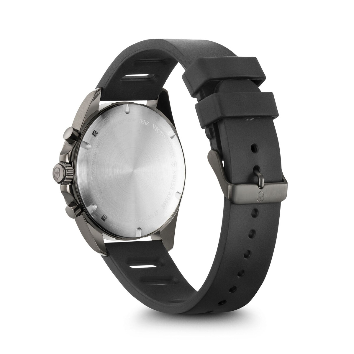 Montre Homme Victorinox FIELDFORCE Sport Chrono, cadran noir, bracelet caoutchouc noir - 42 mm Montre Homme Victorinox FIELDFORCE Sport Chrono, cadran noir, bracelet caoutchouc noir - 42 mm